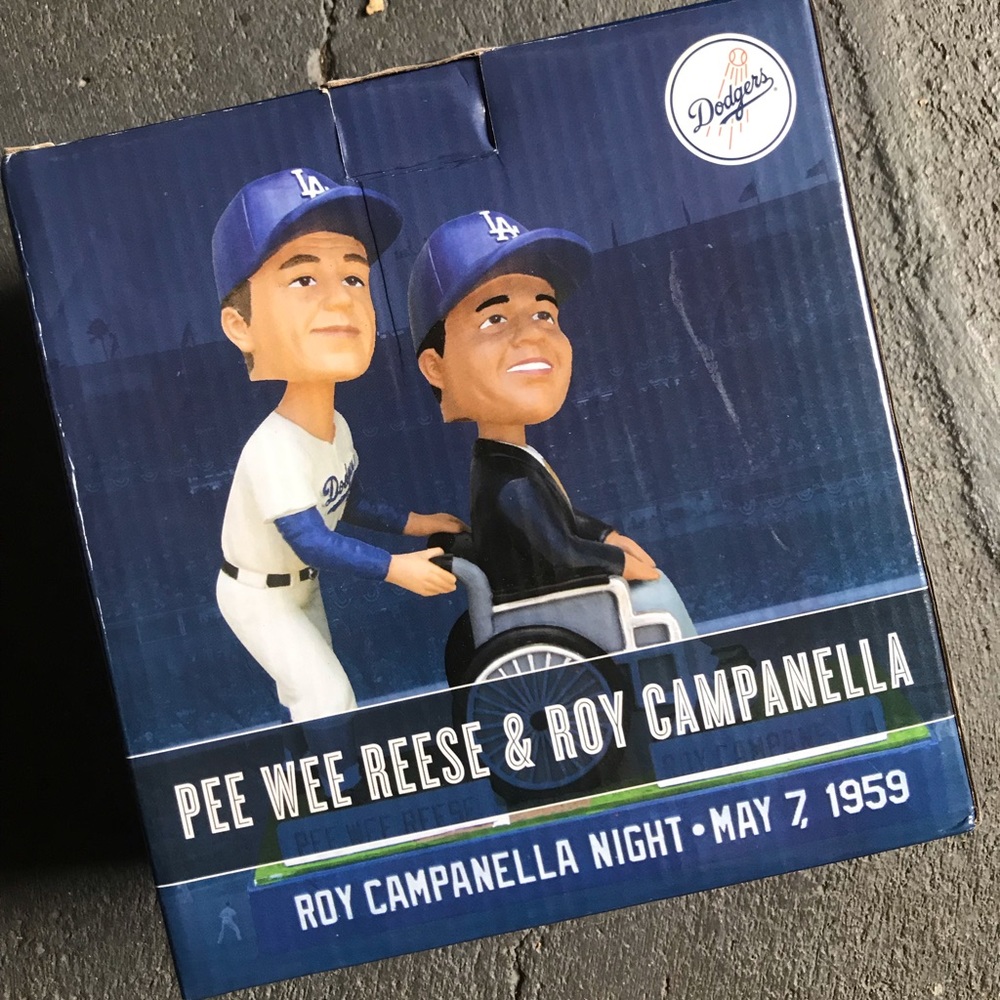 Dodger Pee Wee Reese & Roy Campanella Bobblehead